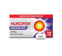 Nurofen 342mg Ibuprofen Lysine Caplets, 12 Count, Strong Headache And