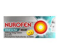 Nurofen Cold & Flu Relief 200mg 16 Tablets