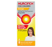 Nurofen Double Strength For Children 7-12 years Orange Flavour 100ml 100 ml