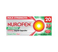 Nurofen Express 400mg 20 Liquid Capsules 20 Capsule