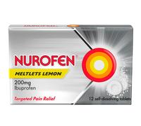 Nurofen Meltlets Lemon 12