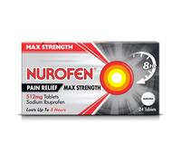 Nurofen Max Strength Pain Relief 512mg 24 Tablets 24 Tablet