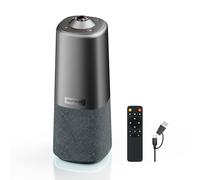 Nuroum 360 Pro Conference Room Camera and Microphone 2026 Upgrade, 3 AI Video Modes, Conference Webcam with Noise Suppression, All in One Webcam for Zoom/Teams/GoogleMeet on PC/Laptop/Desktop