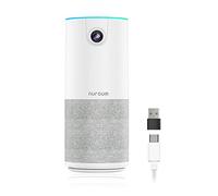 NUROUM C10 Conference Webcam with Microphone Speaker, Portable All-in-1 Design, 1080P 90° Camera for Video Conference, 10ft Voice Pickup/AI Noise Cancellation, USB Plug&Play for PC/Desktop Zoom/Teams
