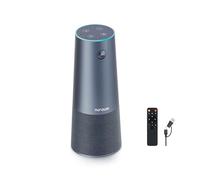 Nuroum C40 2K Video Conference Webcam with Microphone and Speaker, Auto Framing, 5x Digital Zoom, 120° Wide Angle FHD Webcam, Noise Canceling Speakerphone 16ft Voice Pickup, for Zoom/Teams