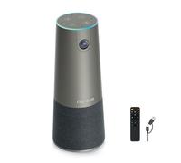 NUROUM C46 4K Video Conference Webcam with Mic, 8MP CMOS/AI Auto-Framing/5x Zoom, Conference Room Camera with Noise Cancelling Microphone&Speaker, 16ft Voice Pickup for PC/Laptop Zoom/Teams