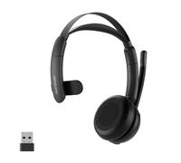 Nuroum HP31SU(2nd Gen) Bluetooth Wireless Headset with Microphone, ENC Noise Cancelling Mic for Calls, Mute Button, V5.3 Multi-Point Bluetoowh/USB/Dongle for Call Center/Work from Home/Office