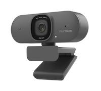 Nuroum V15-AF 2K Autofocus Webcam for PC, 1080P 60fps HD Webcam with Dual Noise Cancelling Microphone, 75° FOV&Light Correction, USB Web Camera Plug&Play for Zoom/Teams, grey