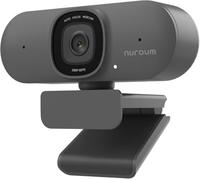 Nuroum V15-AF 2K Webcam with Dual Noise Cancelling Microphone, Webcam 1080p 60fps with 75° FOV Correction and Light, USB Plug & Play for PC Video Calling Conferences/Laptop Skype/Zoom/FaceTime