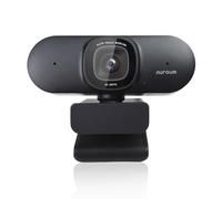 Nuroum V32-AF 4K Webcam for PC, 60fps Web Camera with Auto Focus & Noise Cancelling Mics, 90° FOV/Auto-Framing/Light Correction, USB Plug & Play for Laptop/Desktop/Mac, for Zoom/Teams/GoogleMeet
