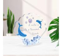 Nurplexl Personalized Acrylic Sister Gifts for Birthday Christmas Unique Keepsake for Adult Sisters, Big Sister Gift from Sisters, Special Craft Gifts for Women