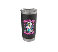 Nurs Life But Make It Magical Unicorn Nurse Stainless Steel Insulated Tumbler