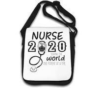 Nurse 2020 Saving The World One Patient at A Time Shoulder Bag White