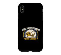 Nurse And Golden Mom Both Callings Paw Heart Case for iPhone XS Max
