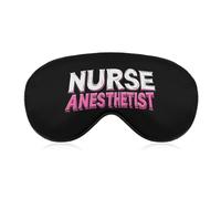 Nurse Anesthetist Comfortable Sleep Eye Mask Soft Covers for Sleeping with Adjustable Strap