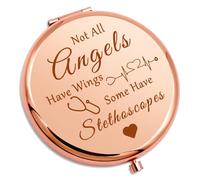 Nurse Appreciation Gifts Compact Makeup Mirror Nurse Doctor Gifts RN Nurse Gifts Nurses Practitioner Gift Nursing School Graduation Gifts Christmas Birthday Gift Nurse's Day Gift Folding Makeup Mirror