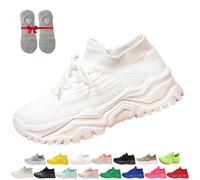 Nurse Babe Shoes, Ortho Pro Shoes for Women, Ortho Pro Womens Classic Shoe, Nurse Babe Orthopedic Shoess(White,7.5 UK)