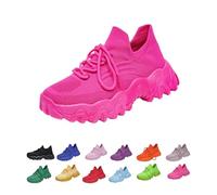 Nurse Babe Tennis Shoes for Women, Mesh Breathable Non-Slip Slip On Orthopedic Sneakers, Comfort Wear Slip On Tennis Walking Shoes, Lightweight Non Slip Orthopedic Sneakers