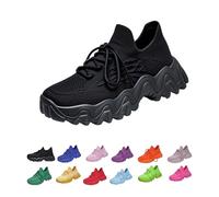 Nurse Babe Tennis Shoes for Women, Mesh Breathable Non-Slip Slip On Orthopedic Sneakers, Comfort Wear Slip On Tennis Walking Shoes, Lightweight Non Slip Orthopedic Sneakers