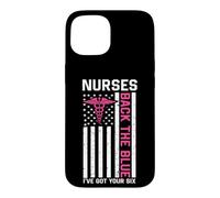 Nurse Back The Blue I've Got Your Six American Flag Case for iPhone 15