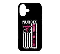 Nurse Back The Blue I've Got Your Six American Flag Case for iPhone 17