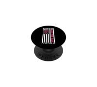 Nurse Back The Blue I've Got Your Six American Flag PopSockets Adhesive PopGrip