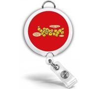Nurse Badge Reel Platelet by Organ Attack Creator - Medical Nursing | Phlebotomy Gift | Cute badge reels for nurses & doctor | School, hospital & healthcare workers gifts | Lanyard pull reel clip