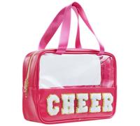 Nurse Bag Nursing School Essentials Medical Assistant Bag Clear Portable Toiletry Bags Chenille Letter Nurses Gifts for Women Clinical Pouch for Students, STB-RS-CHEER, STB-RS-CHEER, Nurse