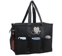 Nurse Bags For Work Nursing Bag Utility Tote for Women Zip Top Waterproof Organizing Clinical Bag For Nursing Students, O01