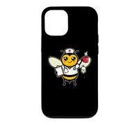 Nurse Bee Stethoscope Coffee Clipboard Cartoon Healthcare Ar Case for iPhone 12/12 Pro