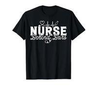 Nurse Behind Bars Value Graphic T-Shirt, Men, Black, L