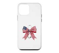 Nurse Bow Stethoscope 4th of July Patriotic USA Flag Case for iPhone 12 mini