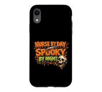 Nurse By Day Spooky By Night Halloween Nurse Funny Case for iPhone XR