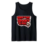 Nurse By Day Spooky By Night Halloween Nurse Quote Tank Top