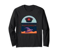 Nurse by Day Witch by Night Halloween Healthcare Humor Long Sleeve T-Shirt, Adult Unisex, Black, XL