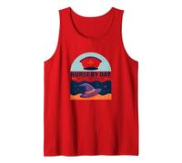 Nurse by Day Witch by Night Halloween Healthcare Humor Tank Top, Men, Red, L
