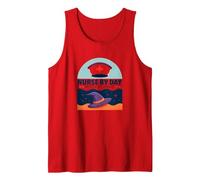 Nurse by Day Witch by Night Halloween Healthcare Humor Tank Top, Men, Red, S