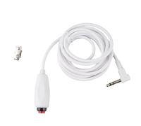 Nurse Call Button Cord, Universal Replacement Alert Cord with 6.35mm Mono Plug Push Button for Bedside Home Care ABS Red 9.8Ft 1 Pack
