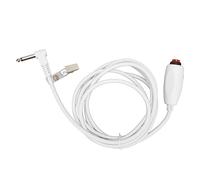 Nurse Call Cord, 6.35mm Interface Push Key Cord Cable for Nurse Station Universal Replacement Momentary Call Cable with Clip 9.8ft