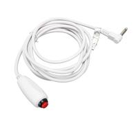 Nurse Call Pull Cord, Hand Held Nurse Call Button Replacement with 3-m Cable Push Button Cord Cable with Clip Red Button Momentary Call Cable for Nurse Station