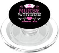 Nurse Called According To His Purpose PopSockets PopGrip for MagSafe