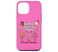 Nurse Candy Cane Crew We Stick Together Xmas Santa Matching Case for iPhone 12 Pro Max