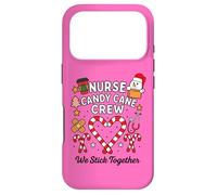 Nurse Candy Cane Crew We Stick Together Xmas Santa Matching Case for iPhone 17 Pro