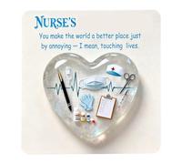 Nurse Card Pocket, Acrylic 2D Motivational Tag Keyring - Pocket Inspirational Cardboard, for Nursing Students, Healthcare Workers, Hospital Staff Caregivers Graduations Comp