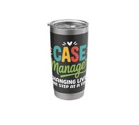 Nurse Case Manager Changing Lifes one Step at a time Stainless Steel Insulated Tumbler
