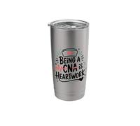 Nurse Certified Nursing Assistant, Being A CNA is Heartwork Stainless Steel Insulated Tumbler