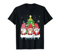 Nurse Christmas Gnomes Cute Xmas Scrub Top For Nurses Women T-Shirt