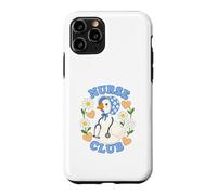 Nurse Club Cute Duck Stethoscope Heart Bandage Flowers Case for iPhone 11 Pro