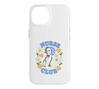 Nurse Club Cute Duck Stethoscope Heart Bandage Flowers Case for iPhone 14