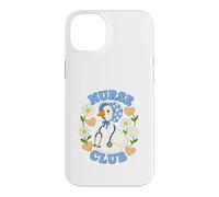 Nurse Club Cute Duck Stethoscope Heart Bandage Flowers Case for iPhone 14 Plus